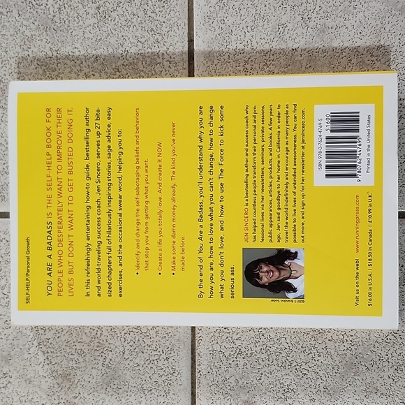 You Are A Badass by Jen Sincero Book NYT Bestseller - Picture 4 of 6